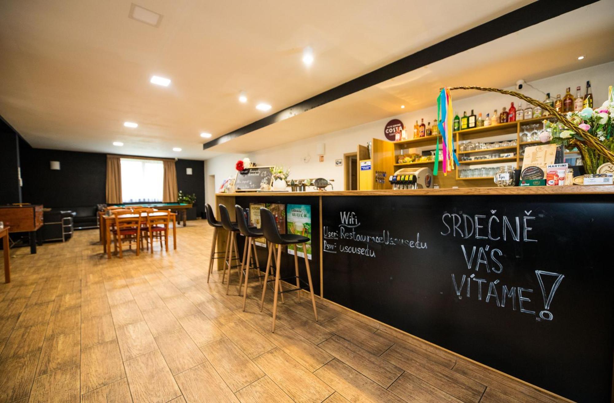 Penzion A Restaurace U Sousedu Strazny Dış mekan fotoğraf
